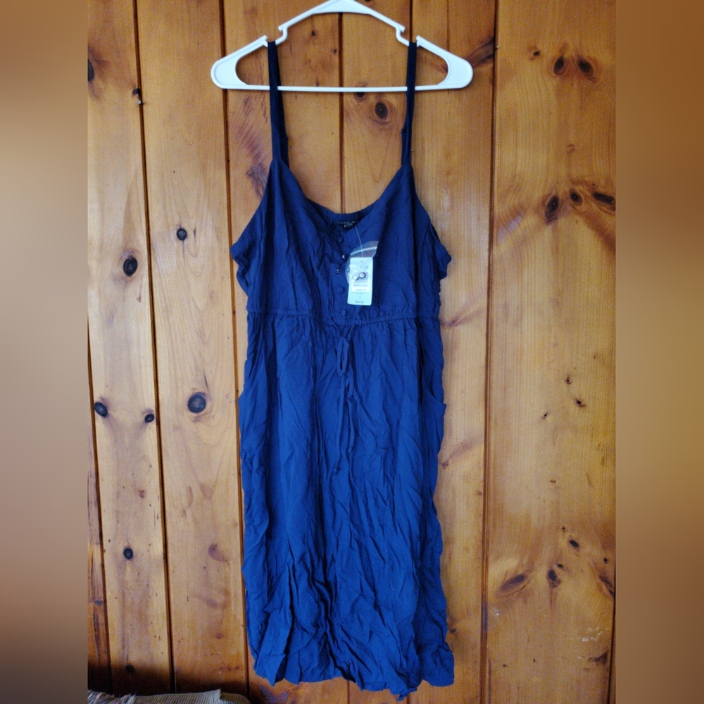 NWT Navy Blue Torrid Dress